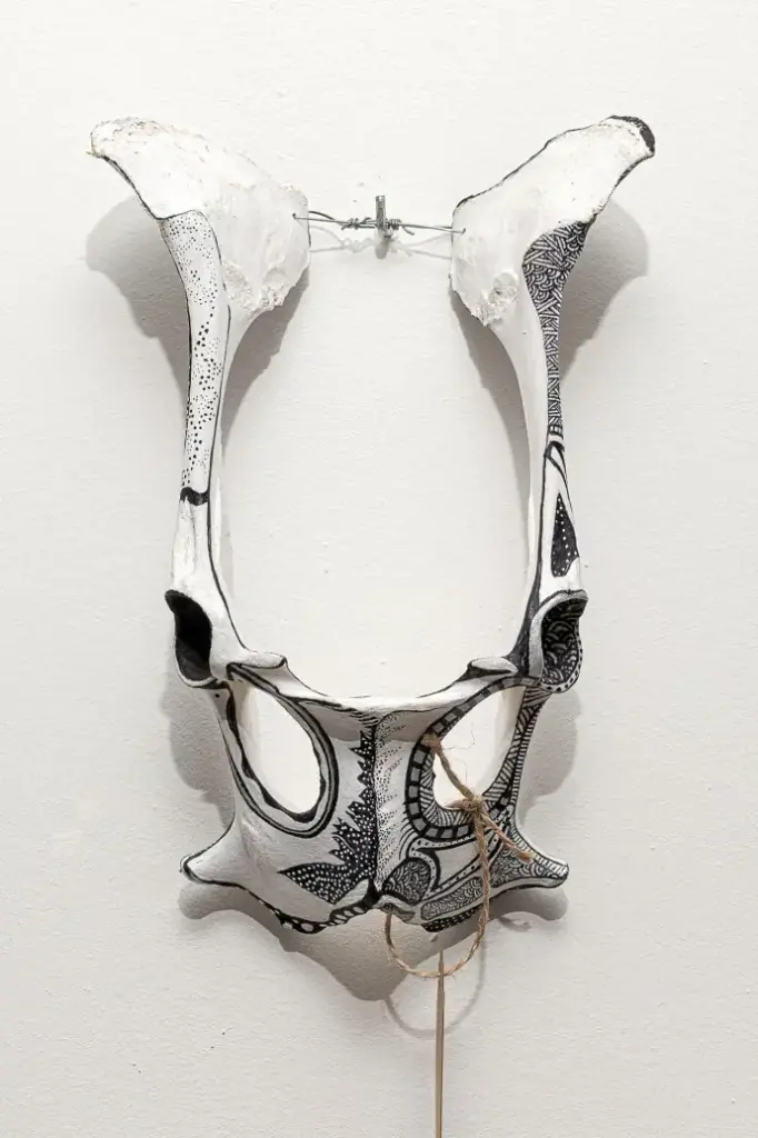 Masque noir et blanc